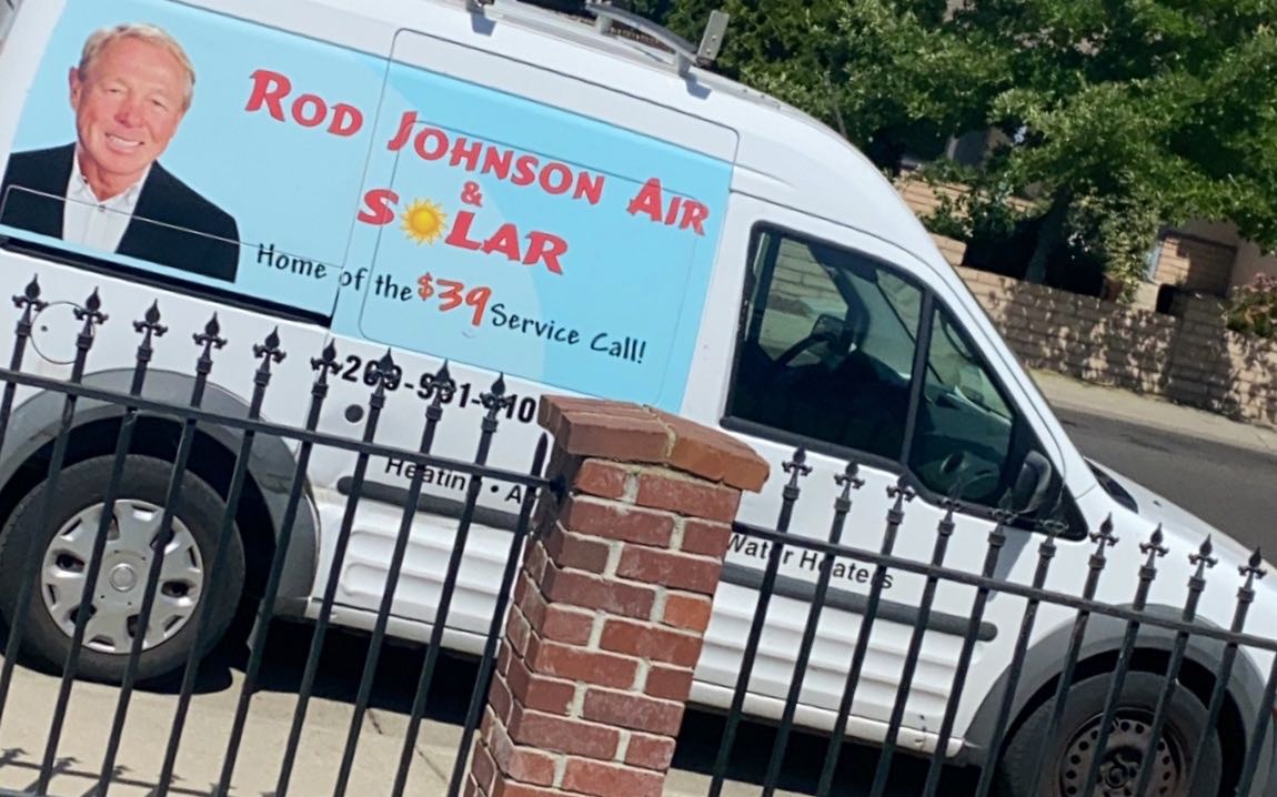 Rod Johnson Air Inc. service van